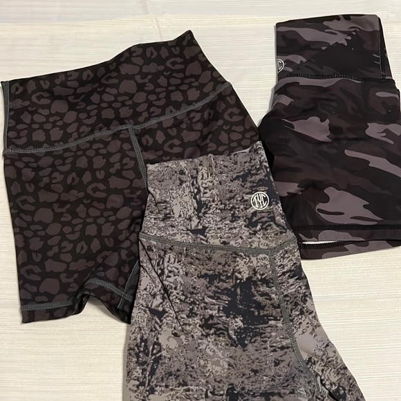 Til You Collapse Pants - TYC bike shorts. Set of 3.